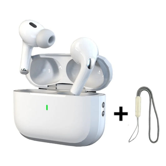 Fones de ouvido sem fio Bluetooth Air Pro 2025 com som HiFi e redução de ruído de baixa latência para iPhone e Android