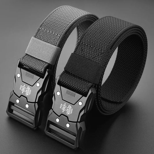 Cinto tático - Fivela automática durável, perfeito para aventuras ao ar livre, acessórios unissex para homens e mulheres